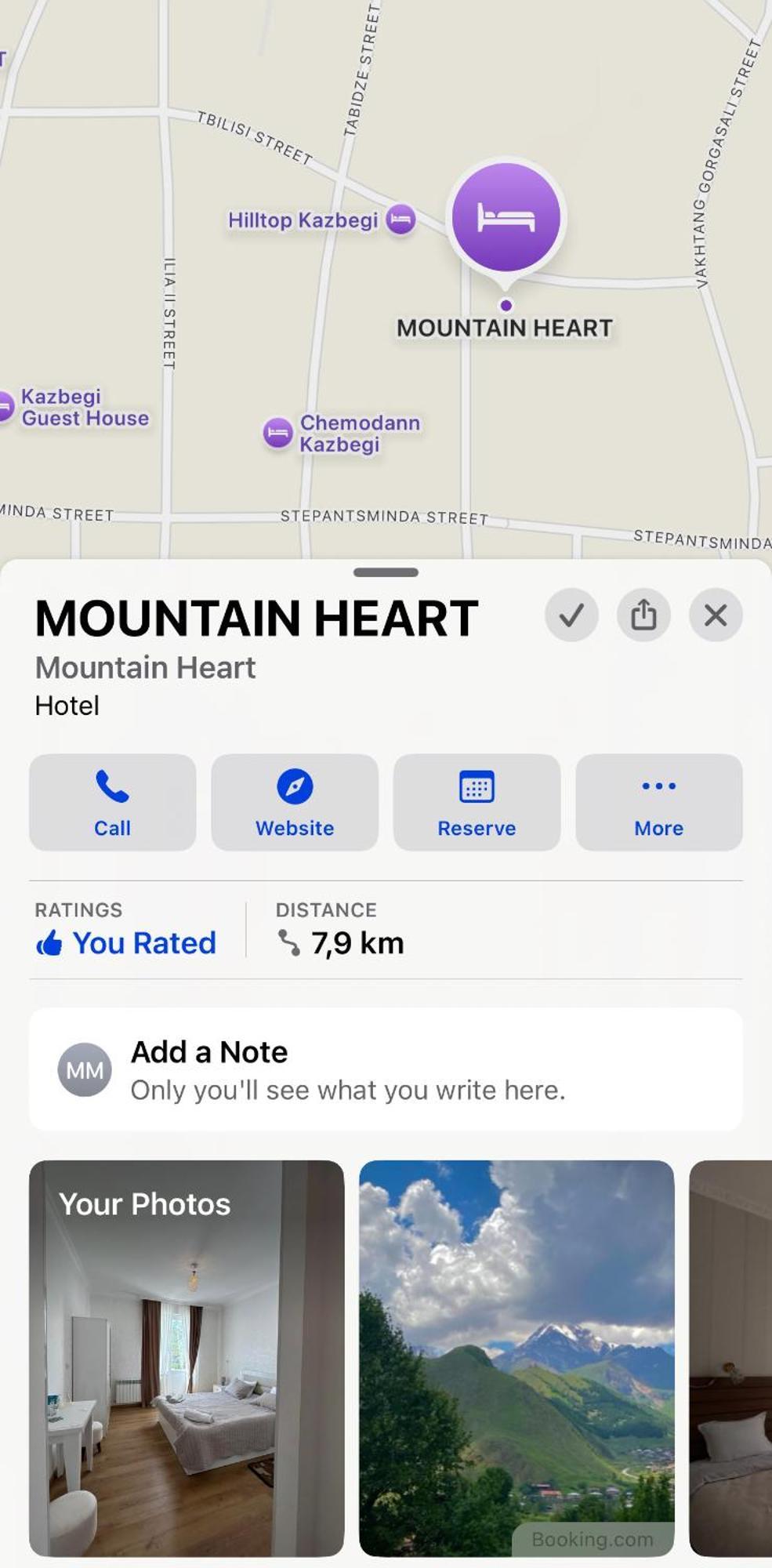 Bed and Breakfast Mountain Heart Stepancminda Exteriér fotografie